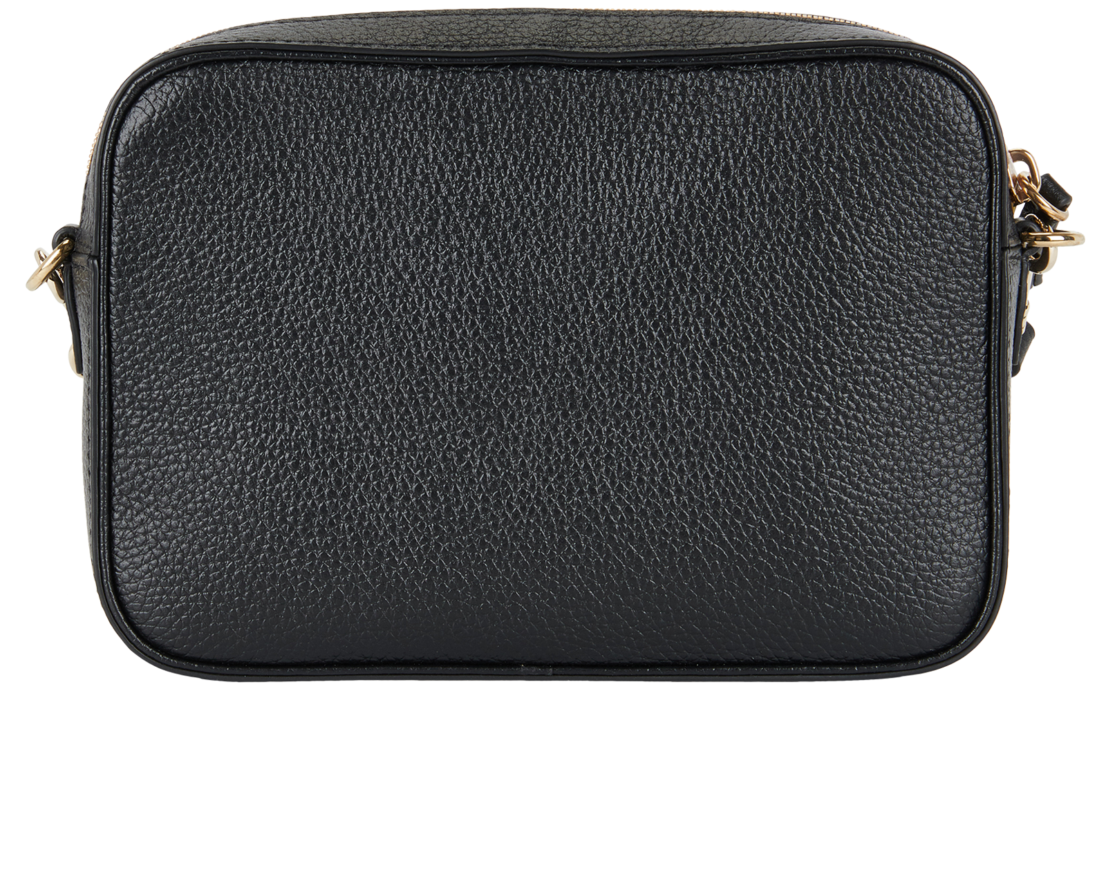 Camera Bag, &pound;395, Handbags, Black, Leather, Back view